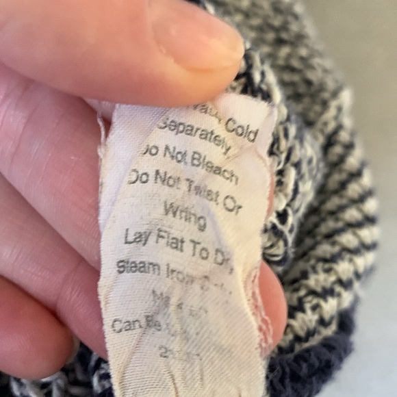 Vintage Cabi Port of Call navy blue oversized boxy sweater size medium - Picture 10 of 13